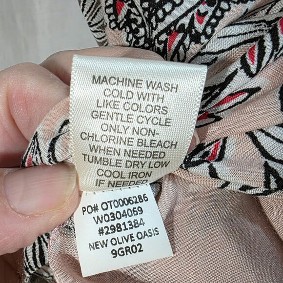 Fever plus size 3x sleeveless pink mini dress tunic Aline floral lightweight NEW - Picture 13 of 14